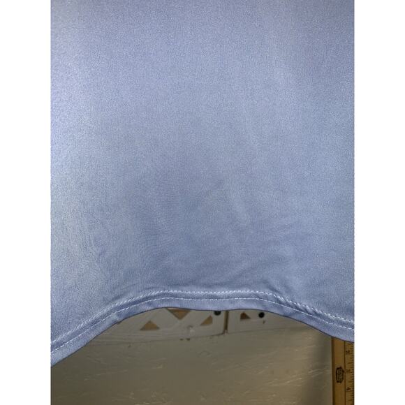 2XL RE Real Essentials Womens S S Round Neck T-Shirt Periwinkle Workout - Picture 3 of 12